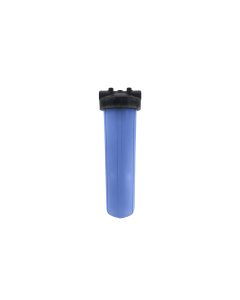 Big blue plastic kaarsenfilterhuis Van Borselen Filters