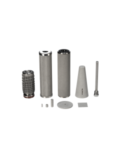 Poreus gesinterde Flow restrictor