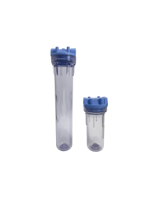 Transparant plastic kaarsenfilterhuis Van Borselen Filters