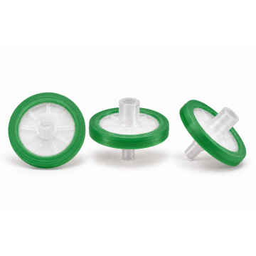 Hydrofiele nylon syringe filter met Male Luer Slip aansluiting voor laboratoriumfiltratie