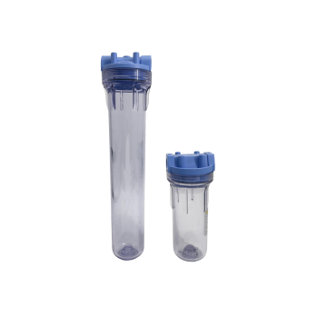 Transparant plastic kaarsenfilterhuis Van Borselen Filters